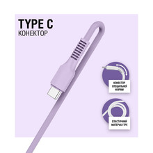 Кабель ACCLAB USB to Lightning 1.2м Violet (1283126518218)
