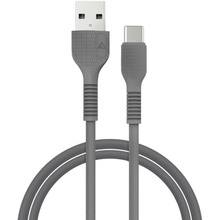 Кабель ACCLAB USB to Type-C 1.2м Black (1283126518232)