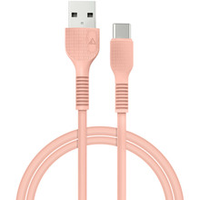 Кабель ACCLAB USB to Type-C 1.2м Peach (1283126518263)