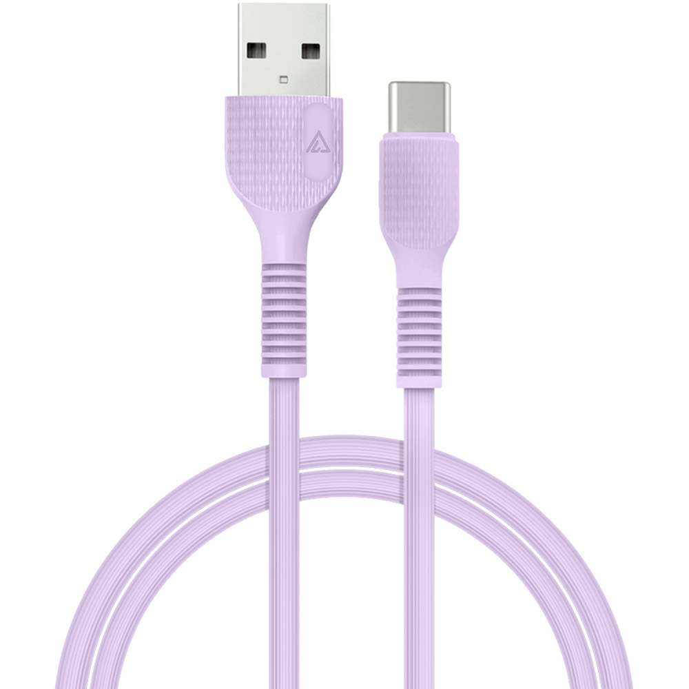 Кабель ACCLAB USB to Type-C 1.2м Violet (1283126518270) Кабель ACCLAB USB to Type-C 1.2м Violet (1283126518270)