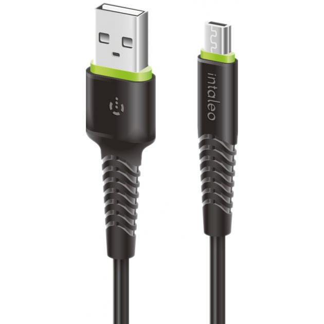 Кабель INTALEO USB to Micro USB 2м Black (1283126521430) Кабель INTALEO USB to Micro USB 2м Black (1283126521430)