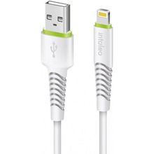 Кабель INTALEO USB to Lightning 2 м White (1283126521416)