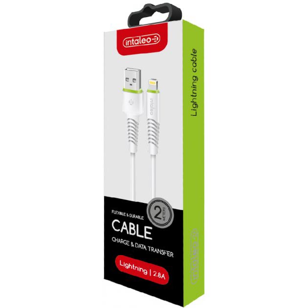 Кабель INTALEO USB to Lightning 2 м White (1283126521416) Тип USB - Lightning