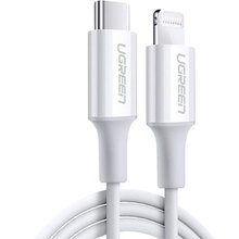 Кабель Ugreen US171 USB Type-C Lightning 1.5 м White (60748)