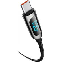 Кабель BASEUS USB3.1 Type-C M-M 2 м 100W Black Display Fast Charging (CATSK-C01)