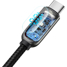 Кабель BASEUS USB3.1 Type-C M-M 2 м 100W Black Display Fast Charging (CATSK-C01)