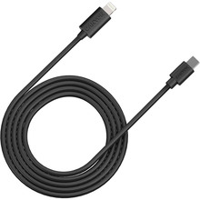 Кабель Canyon Lightning to USB-C Black (CNE-CFI12B)