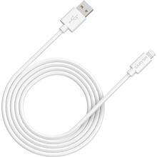 Кабель CANYON MFI-12 Lightning - USB 2m White (CNS-MFIC12W)