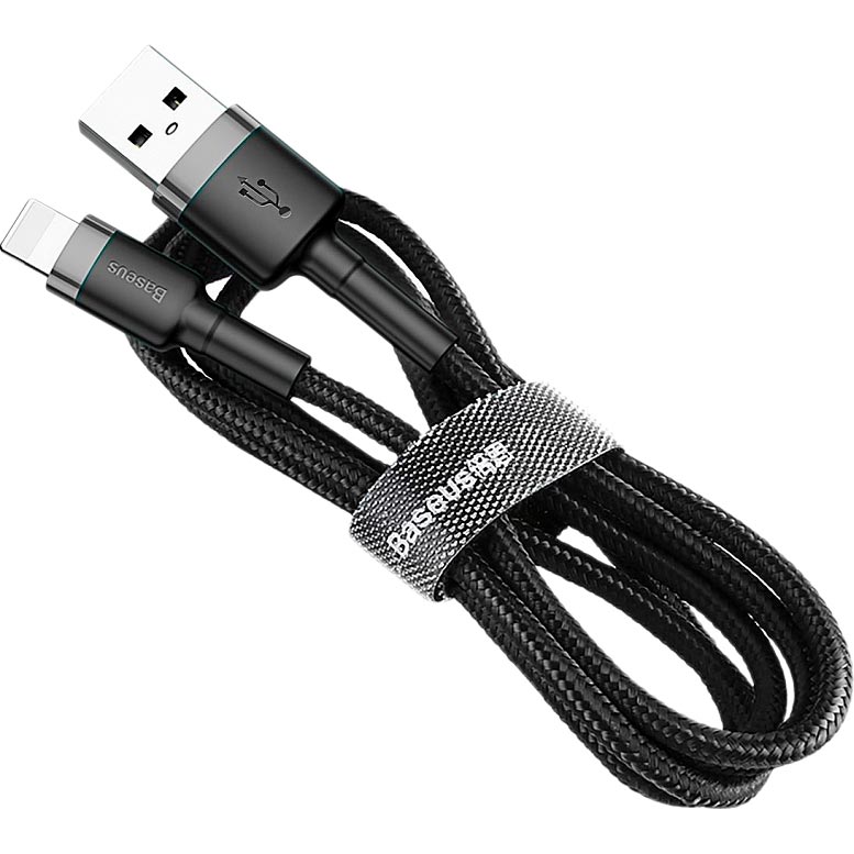 Кабель Baseus Cafule Lightning 1.5A 2 м Grey/Black (22675grey_black) Кабель Baseus Cafule Lightning 1.5A 2 м Grey/Black (22675grey_black)