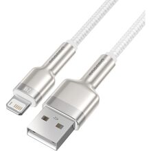 Кабель Baseus Cafule Metal Lightning 2.4A 1 м White (31092white) Кабель Baseus Cafule Metal Lightning 2.4A 1 м White (31092white)
