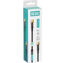 Кабель COLORWAY Type-C - Type-C 100W/5А 1.2 м (CW-CBPDCC053-BK)