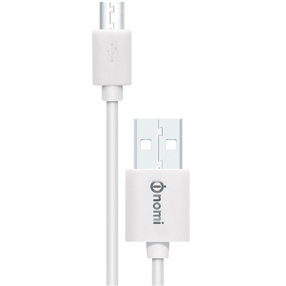 Кабель NOMI DC 09m USB - micro USB 0.9 м білий