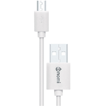 Кабель NOMI DC 09m USB - micro USB 0.9 м білий