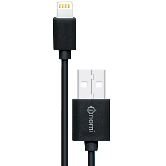 Кабель NOMI DC 20i USB - Lightning 2м чорний