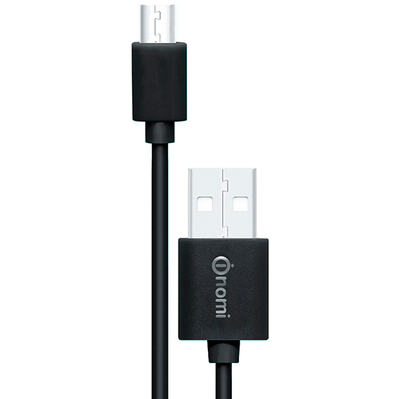 Кабель NOMI DC 20m USB - microUSB 2м чорний