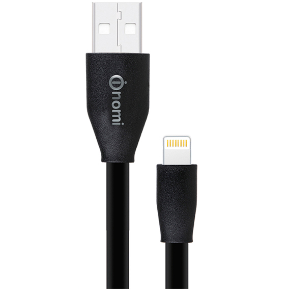 Кабель NOMI DCF 10i USB - Lightning 1м чорний