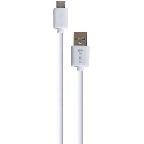 Кабель NOMI DCTC 10c USB - microUSB type C 1м білий