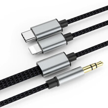 Кабель XOKO MH-232 AUX 3.5 мм - Type C - Lightning (XK-MH-232)