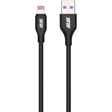 Кабель 2E Glow USB-A - Lightning 1м Black (2E-CCAL-BL)