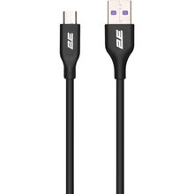 Кабель 2E Glow USB-A - microUSB 1м Black (2E-CCAM-BL)