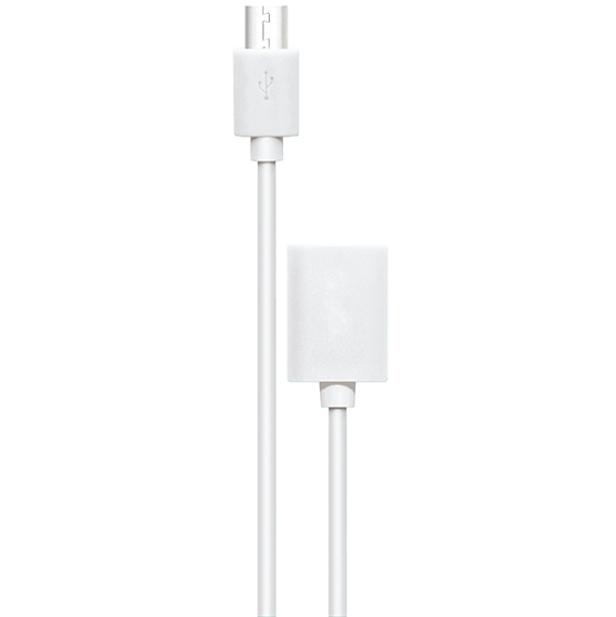 Кабель NOMI OTG 02c USB type C 0.17 м білий