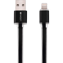 Кабель Logan Apple Lightning - USB 1 м Black (EL118-010BK)