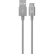 Кабель TTEC USB - USB Type-C 1.2 м Space Gray (2DK18UG)