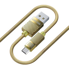 Кабель LUXE CUBE Premium USB - micro-USB 1 м Gold (8889986489885)