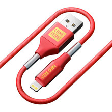 Кабель LUXE CUBE Armored USB - Lightning 1 м Red (8886668686099)