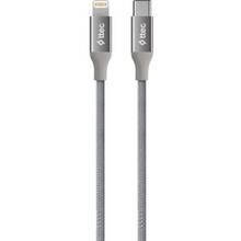 Кабель TTEC USB-C - Lightning 1.5м Space Gray (2DK41UG)