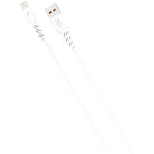 Кабель SKYDOLPHIN S07L TPE High Elastic Line USB - Lightning 1м White (USB-000593)