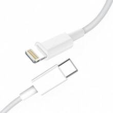 Кабель SKYDOLPHIN S12L Frost Line Lightning - USB-C 1м, White (USB-000576)