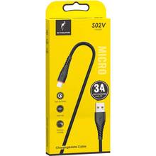 Кабель SKYDOLPHIN S02V USB - microUSB 1м Black (USB-000591)