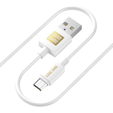 Кабель LUXE CUBE USB-microUSB 1м White (7775557575273)