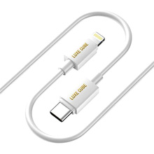 Кабель LUXE CUBE USB Type C-Lightning 1м White (8886668686693)