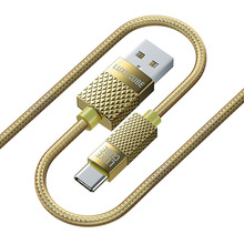 Кабель LUXE CUBE Premium USB-USB Type C 1м Gold (8889996899681)