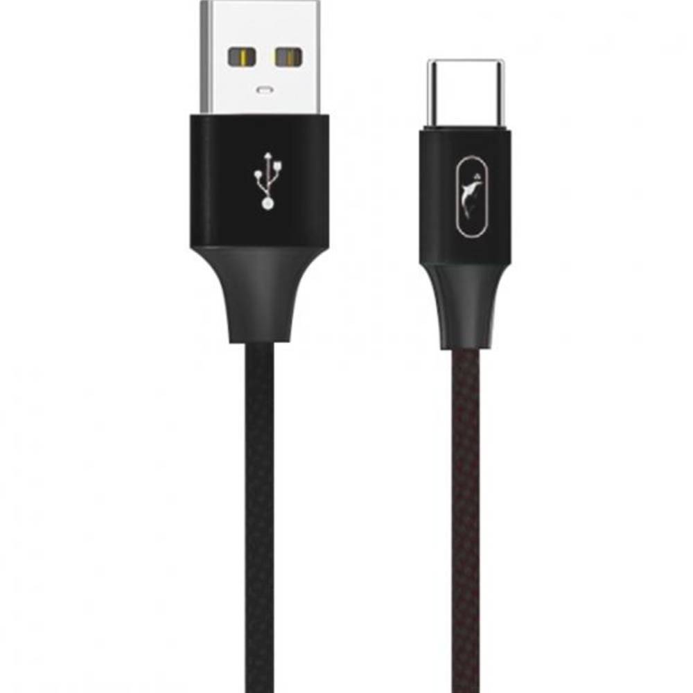 Кабель SKYDOLPHIN S55T Neylon USB-Type-C 1 м Black (USB-000436) Кабель SKYDOLPHIN S55T Neylon USB-Type-C 1 м Black (USB-000436)