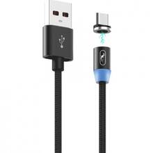 Кабель SKYDOLPHIN S59T Magnetic USB - Type-C 1 м Black (USB-000441)