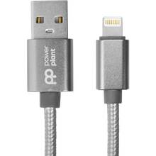 Кабель POWERPLANT USB - Lightning 1 м Grey (CA912322)