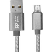 Кабель POWERPLANT USB - micro-USB 1 м Grey (CA912339)