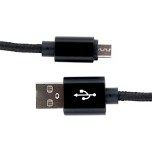 Кабель DENGOS Micro-USB - USB 3A 1 м Black (NTK-M-MT-BLACK)