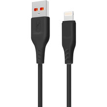 Кабель SKYDOLPHIN USB - Lightning S61L 1 м Black (USB-000573)