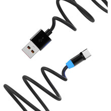 Кабель SKYDOLPHIN USB - Lightning + microUSB + Type-C S59KIT Magnetic 1м, Black (USB-000547)