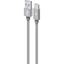 Кабель INTALEO USB-USB Type-C CBGNYT2 2м Grey (1283126489143)