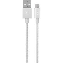 Кабель TTEC USB - мicroUSB AlumiCable 1.2м Silver (2DK11G)