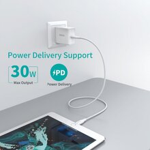 Кабель CHOETECH C - Lightning 1 м USB 2.0 PD (IP0040-WH)