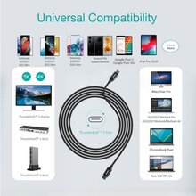 Кабель CHOETECH Type-C - Type-C USB 3.1 GEN 2 2 м (XCC-1007-V2-BK)