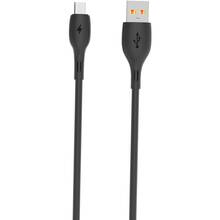 Кабель SKYDOLPHIN S22V Soft Silicone USB - microUSB 1м Black (USB-000607)