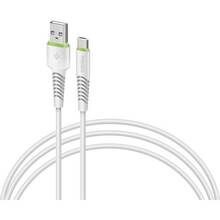 Кабель INTALEO CBFLEXT1 USB - USB Type-C (M/M) 1.2 м White (1283126568534)