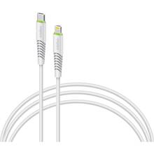 Кабель INTALEO CBFLEXTL0 USB Type-C - Lightning (M/M) 0.2 м White (1283126580024)